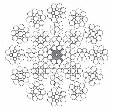 24x17 rotation resistant mobile crane rope